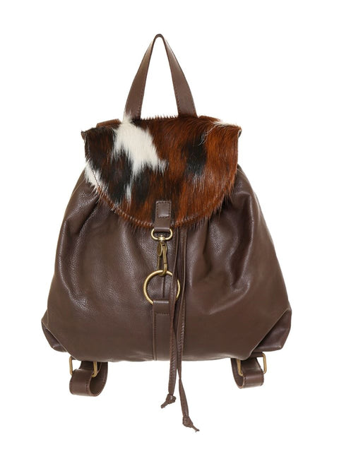 Oslo Cow Brown Women's Backpack