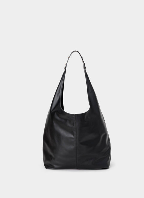 Bolso Hobo Burgundy Leather