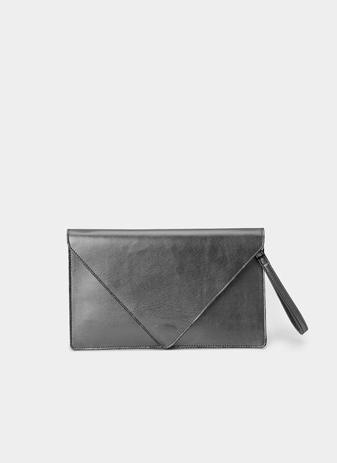 Clutch Dorado Sobre con Cadena