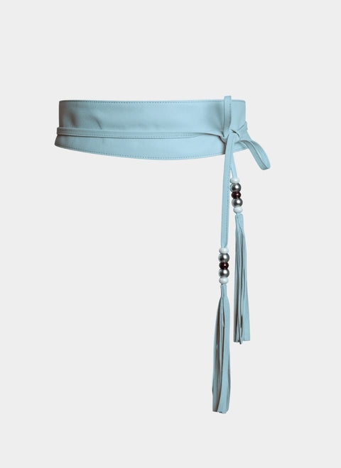 Cinturón Fajín Azul Celeste Gala