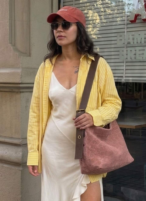 Bolso Serraje Rosa Coco