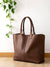 Maxi Beige Leather Bag