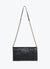 Black Engraved Leather Party Bag