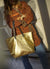 Golden Leather Bag Barcelona