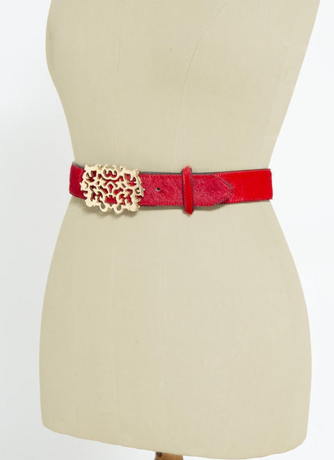 Cinturón Rojo Mujer 