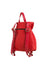 Oslo Red Woman Leather Backpack
